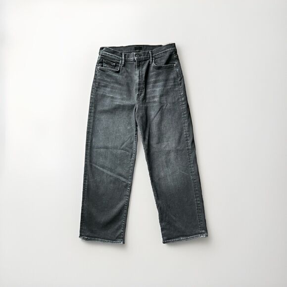 MOTHER The Rambler Zip Ankle Jeans Vroom Size 34 Wide Leg Bootcut Denim Pants - Picture 2 of 15